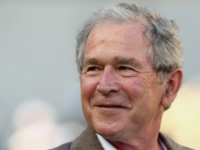 George W. Bush was a landman in the oil industry and the part-owner of the Texas Rangers