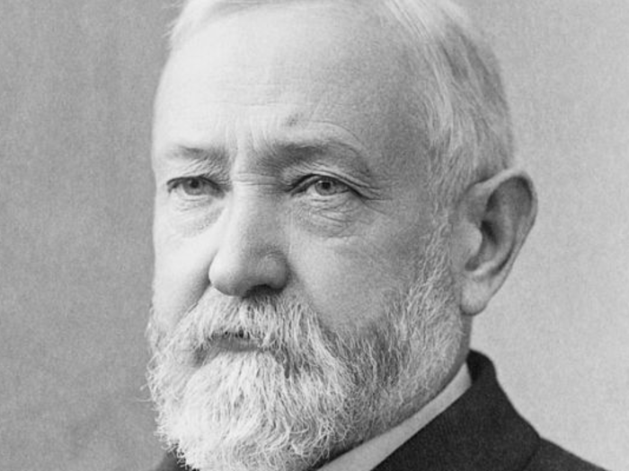 Benjamin Harrison yelled for a living