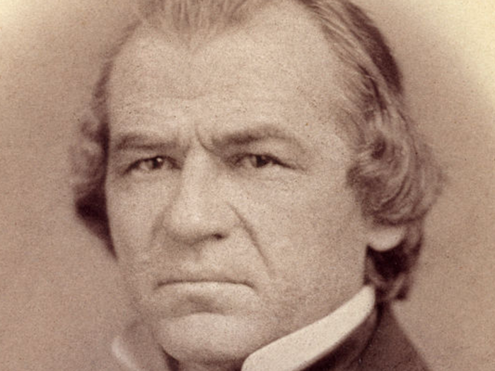 Andrew Johnson was an apprentice tailor for his mom