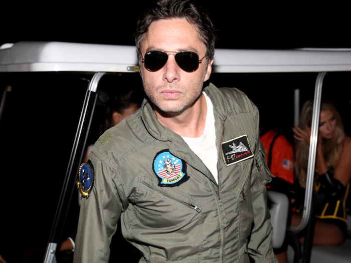 Actor Zach Braff channeled Tom Cruise