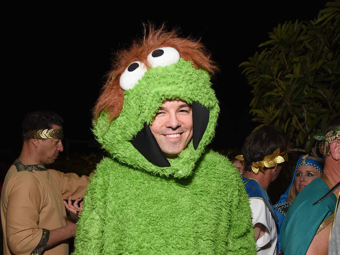 "Family Guy" creator Seth MacFarlane went as Oscar the Grouch.