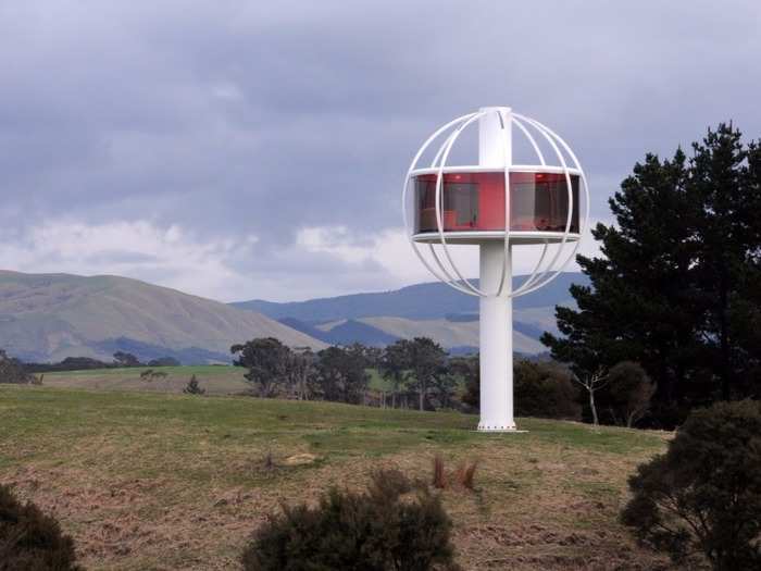 Some people prefer to create their own sanctuaries, like the Skysphere in New Zealand. Engineer Jono Williams