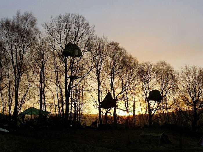 Others prefer to go vertical. In Northern England, tree houses have historically served as a form of protest. For over four years, residents fought to prevent the historic Nine Ladies site in Stanton Lees from getting quarried for gritstone.