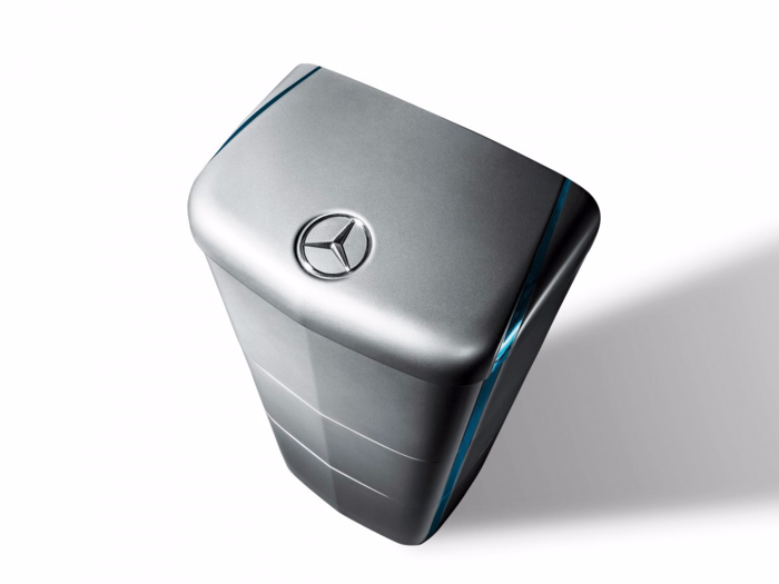 8. Mercedes sells an at-home battery in Germany and Australia. Each unit stores 2.5 kWh of energy, but you can combine eight units for 20 kWh of storage. An inverter is not included with Mercedes