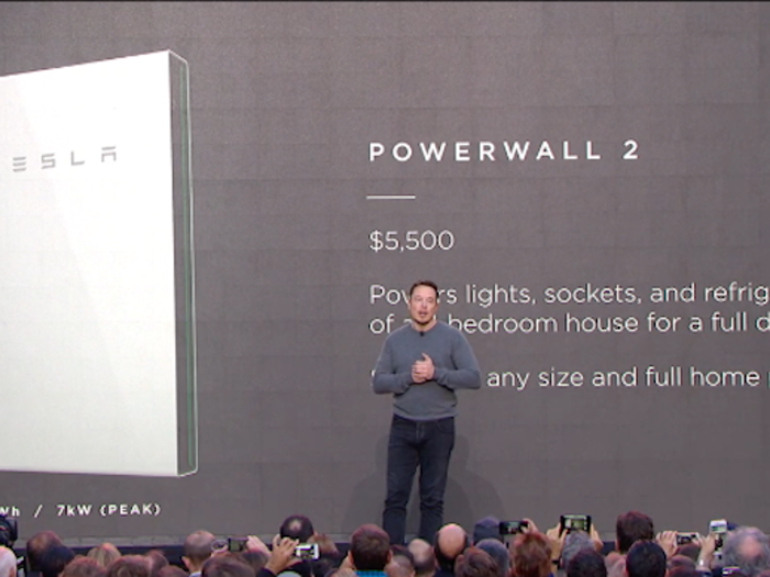 The Powerwall is modular, so you can link up to nine batteries side-by-side to store more energy. Tesla estimates it will cost $1,000 to install the Powerwall, with installations beginning January 2017.