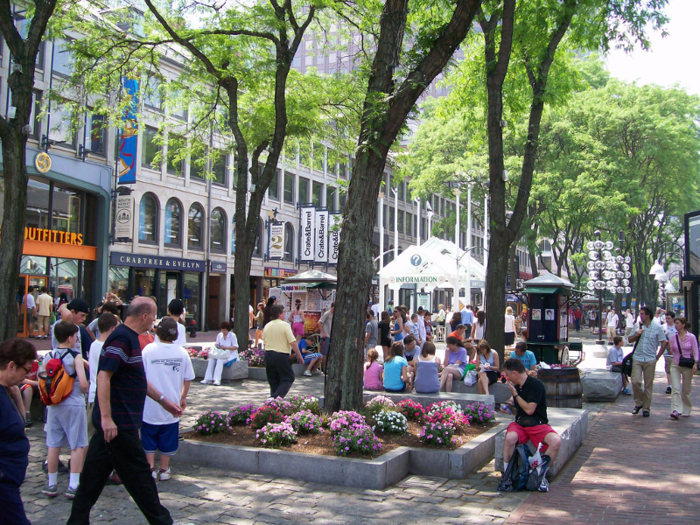 7. Quincy Market – Boston, Massachusetts