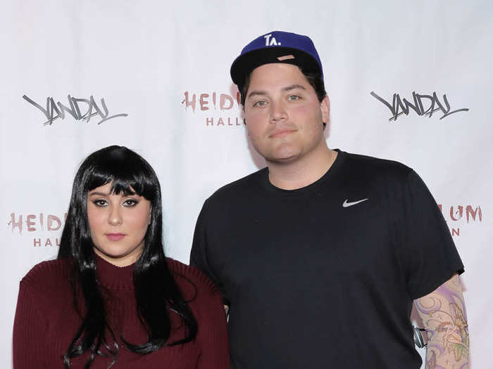 Instagram star Claudia Oshry — who goes by @girlwithnojob — and Ben Soffer — or @boywithnojob — dressed as Blac Chyna and Rob Kardashian.