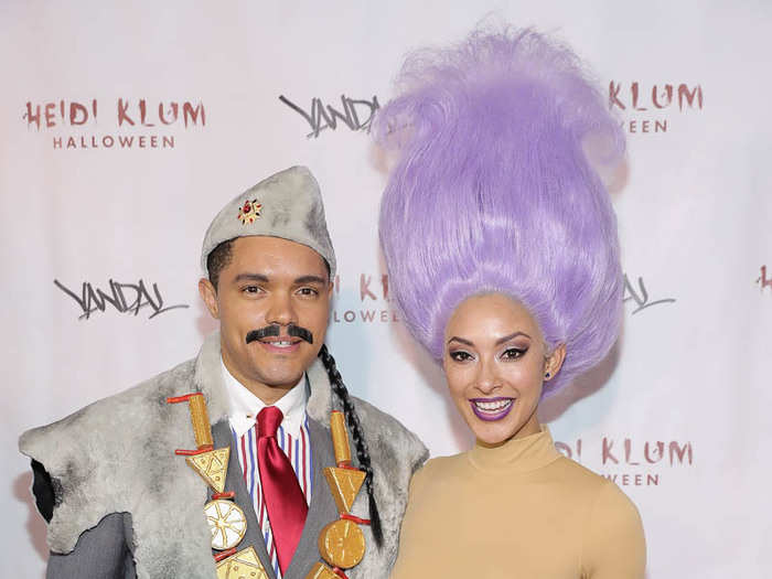 "The Daily Show" host Trevor Noah dressed as Prince Akeem, Eddie Murphy