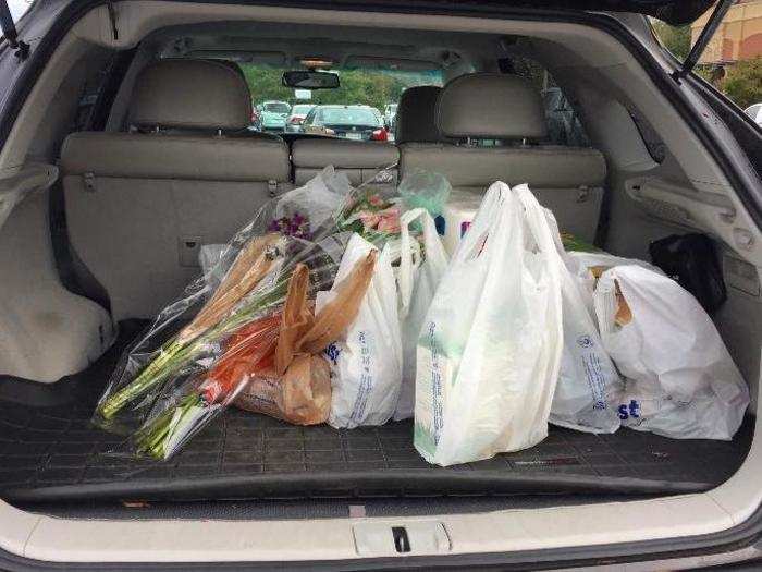 Within 10 minutes of my arrival, I had a trunk full of groceries that will last me more than a week. Normally, this shopping trip would have taken me about an hour.