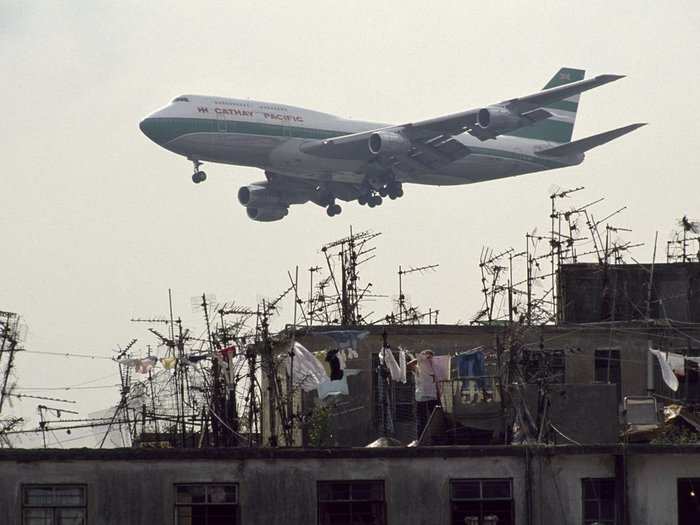 One law that was consistently enforced: The Walled City could be no higher than 13 or 14 stories. Otherwise, low-flying airplanes would have trouble meeting the nearby runway.