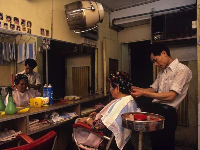 Kowloon offered just about every business imaginable, for better or worse. At night, schools and salons were converted into strip clubs and gambling halls. Trafficked drugs — mostly opium — made frequent appearances.