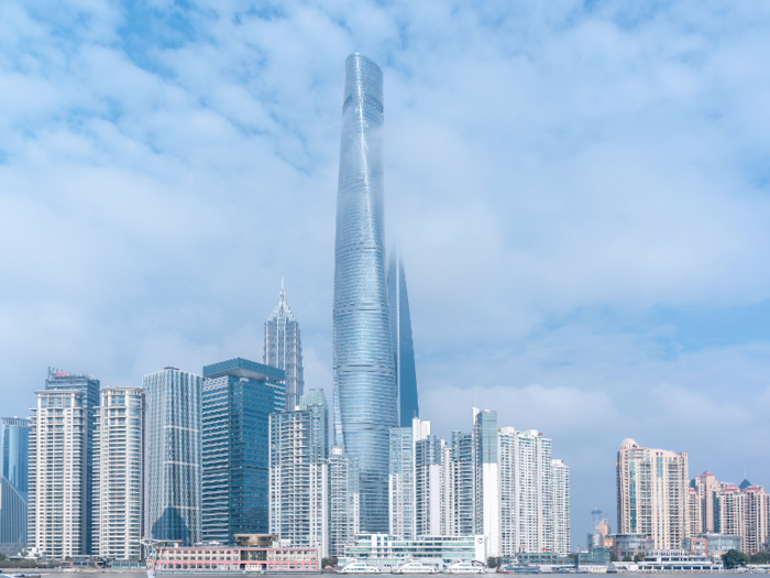 1. The Shanghai Tower, China — 632 metres, 128 floors