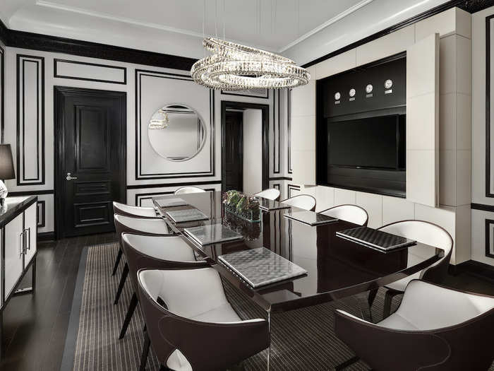 The suite covers 1,700 square-feet of floor space on the hotel