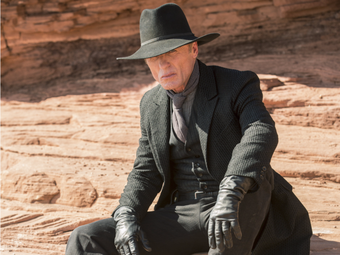 The Man in Black is a (so far) unnamed human character who has been coming to Westworld for 30 years.