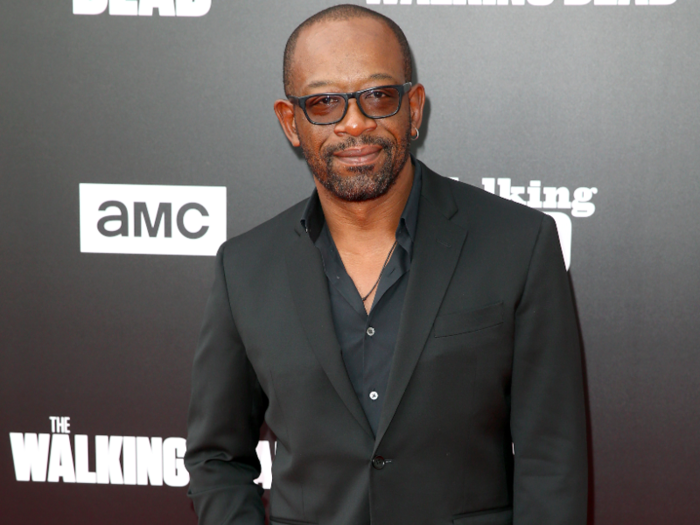 British actor Lennie James is always wearing glasses off set. He also has a pierced ear.