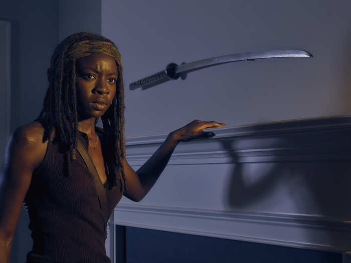 Michonne recently began a relationship with Rick, her long-time partner-in-crime, to the delight of many fans.