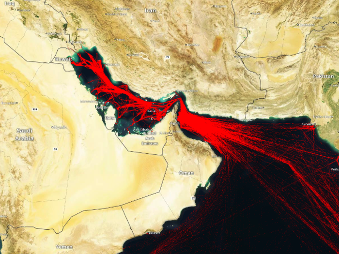 The Strait of Hormuz is the main artery for oil out of the Persian Gulf. Iran has threatened more than once to close the 21-mile channel. Approximately 17 million barrels pass through every day.