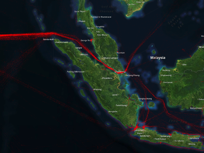 The Strait of Malacca is the shortest sea route between the Middle East and growing Asian markets. Piracy, collisions, and grounding are all risks. Around 15.2 million barrels pass through daily.