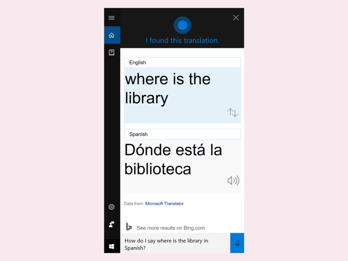 “How do I say ‘where is the library’ in Spanish?”