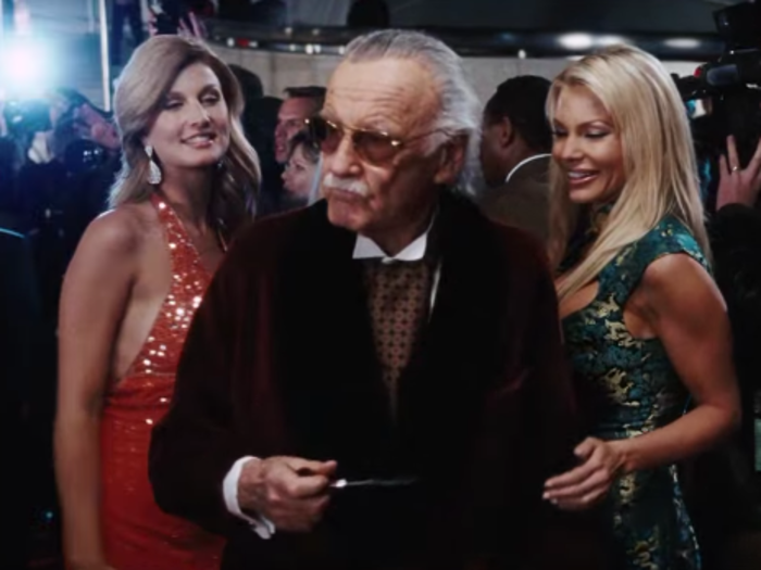 Tony Stark mistakes Lee for Hugh Hefner in 2008