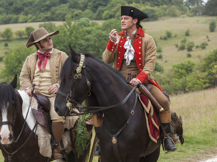 We bet this scene is when Gaston (Luke Evans) heads to Belle