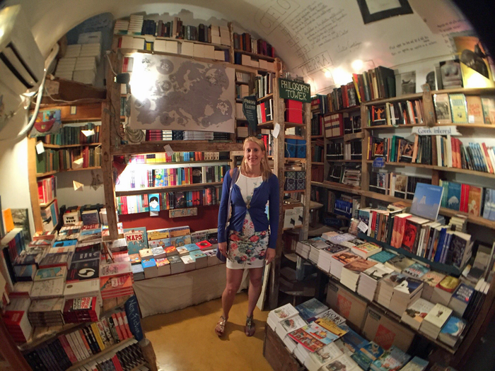 Atlantis Books, Santorini, Greece