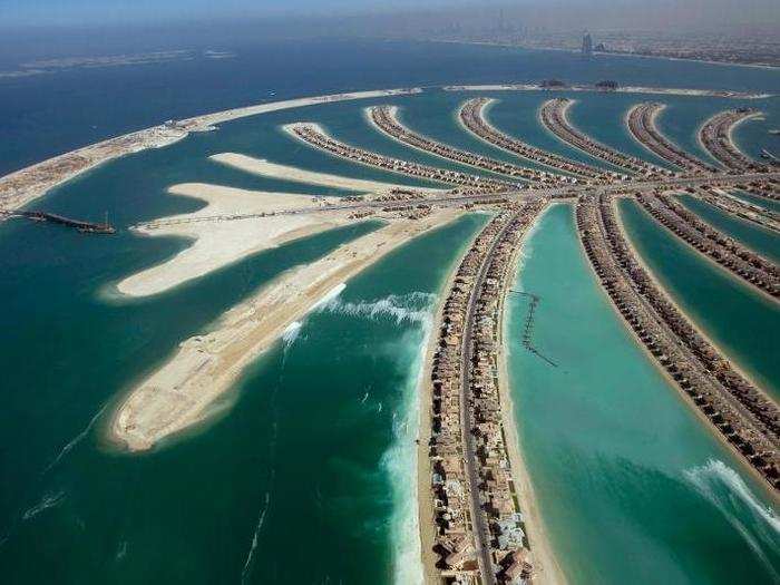 The story goes that Sheikh Mohammed bin Rashid al-Maktoum, ruler of Dubai, decided the city needed a "backup plan" once its oil supply ran out. Three islands were constructed off the coast to provide land for premium real estate and luxury hotels.