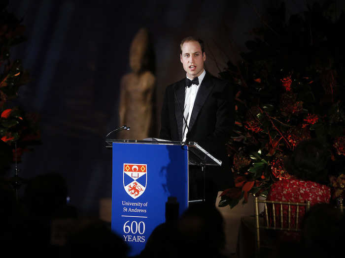 And they continue to pay thanks to the place where they met. In December 2014, the Duke and Duchess of Cambridge attended the St. Andrews 600th Anniversary Dinner at Metropolitan Museum of Art in New York City, an event which supports initiatives including scholarships and bursaries for students from under-privileged communities.