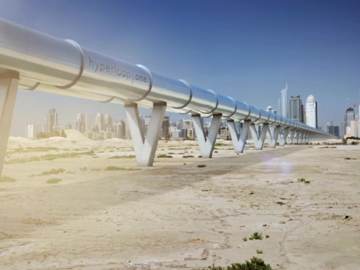 The Hyperloop is capable of traveling at speeds exceeding 500 mph. Tesla CEO Elon Musk proposed the idea for a Hyperloop in a white paper in 2013, but made it public so others could develop the high-speed transport system.