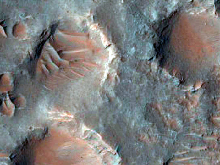 A fracture in the floor of Upper Morava Valles.