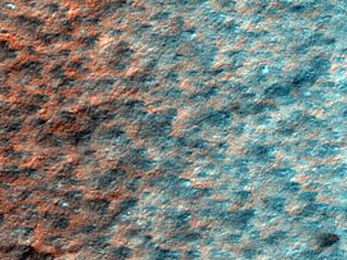 An icy patch at Mars