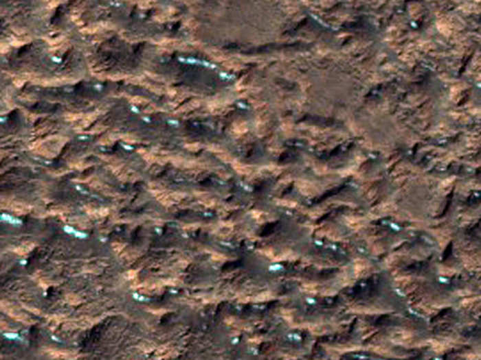 Terrain near the Martian equator.