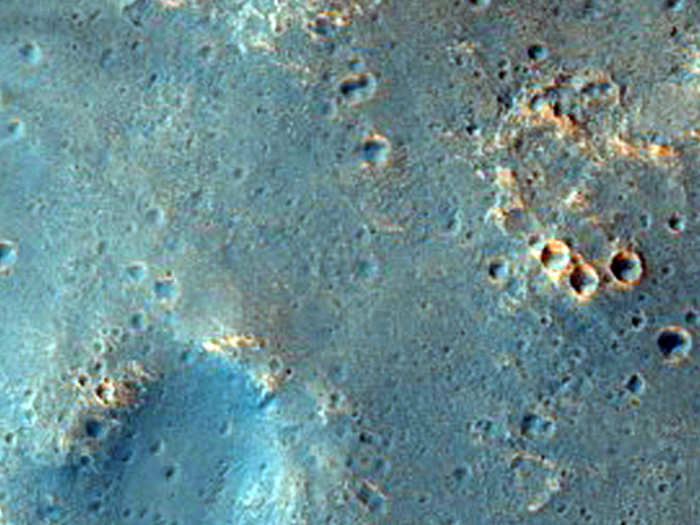 A possible landing site for the ExoMars 2020 mission, which the European Space Agency is running.