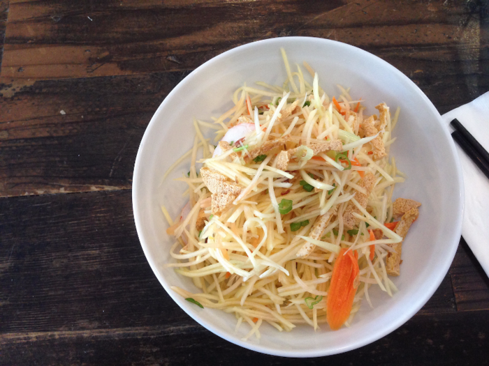 Tennessee: papaya salad