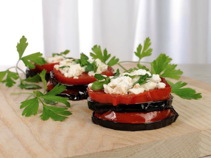 New Jersey: eggplant with ricotta