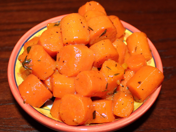 Nebraska: honey glazed carrots