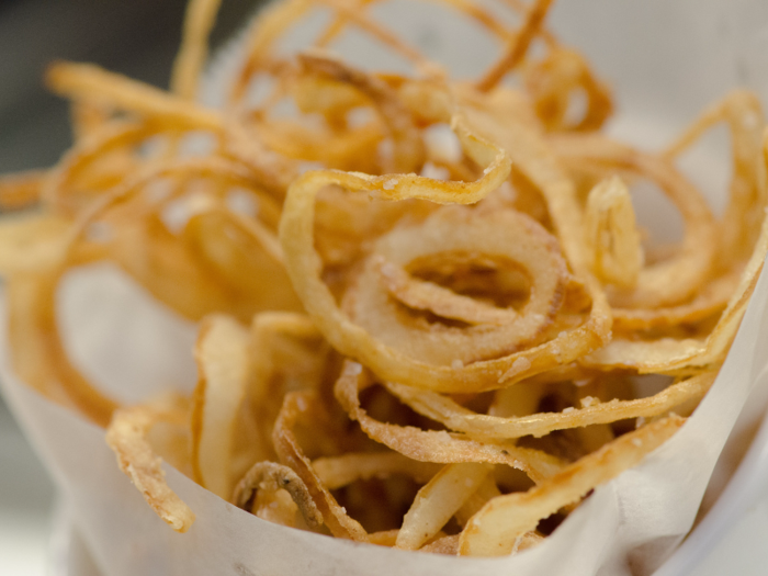 Minnesota: baked onion strips