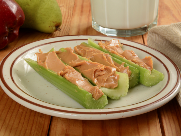 Kentucky: peanut butter celery