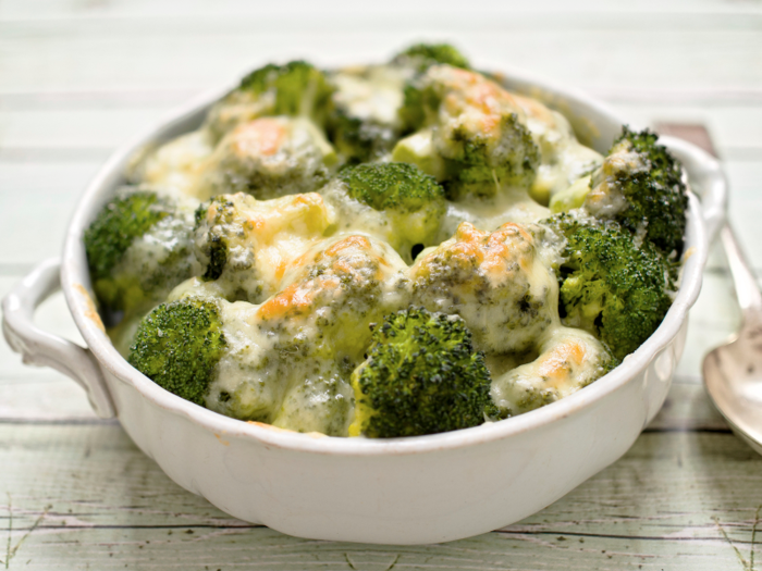 Kansas: cheesy broccoli