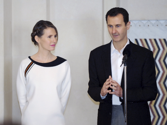 Asma al-Assad, wife of Syrian President Bashar al-Assad