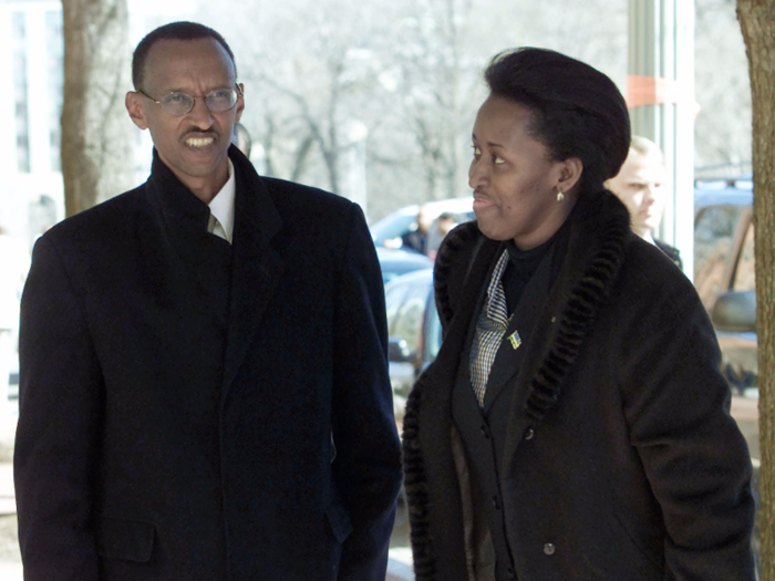 Jeannette Kagame, wife of Rwandan President Paul Kagame