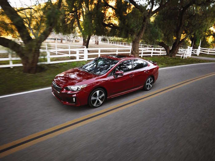 The Impreza comes available with an alert system for oncoming traffic when you