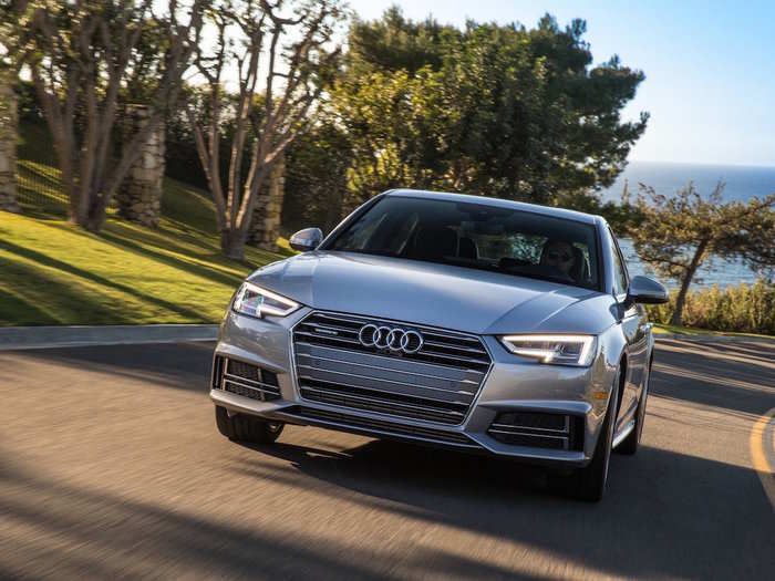 The A4 also comes available with adaptive cruise control and steering assistance.