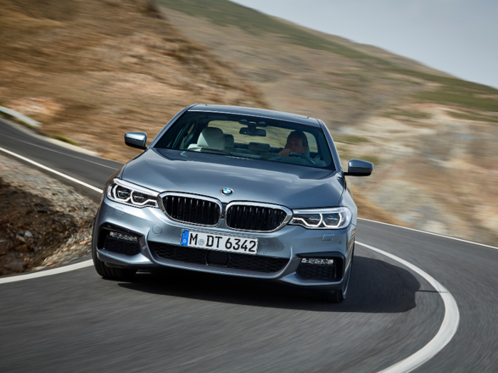 4. The 2017 BMW 5-Series hits dealerships February 2017, starting at $60,900. There are two different models: The 530i that delivers 248 hp, and the 540i that delivers 335 hp. The 530i hits a top speed of 130 mph and can accelerate to 60 mph in 6 seconds.