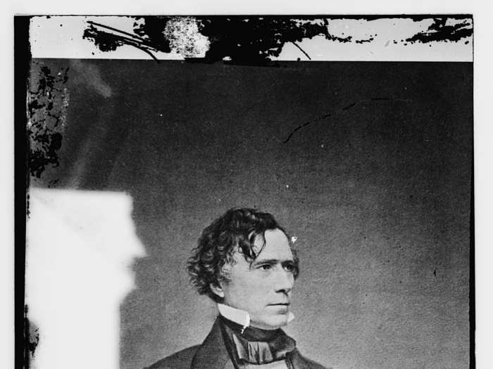 According to Will-Weber, Franklin Pierce was one of the heaviest drinkers to fill the White House. He died of cirrhosis of the liver at the age of 65.