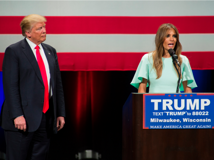 Melania has told The New York Times she will be a traditional first lady, similar to Jackie Kennedy: supporting her husband without being overtly political.