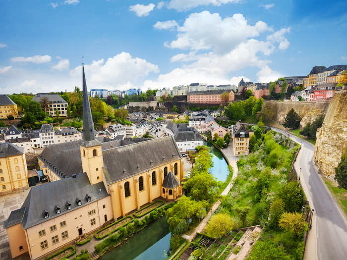 2. Luxembourg — At number two, Luxembourg is ranked as the safest country to live in Europe. It was ranked number 10 in last year