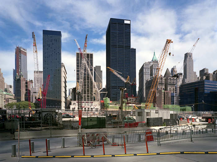 He also began documenting the long process of rebuilding the Financial District, and Ground Zero.