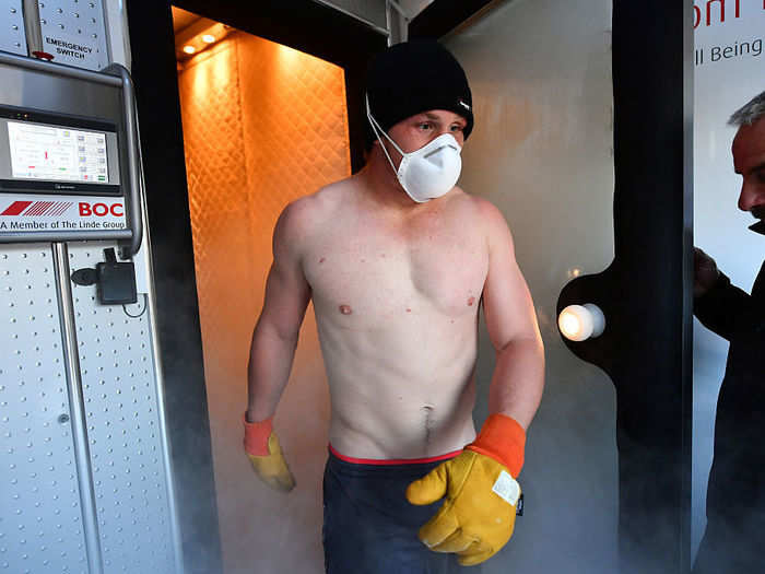 Ronaldo is also a fan of cryotherapy where the body is subjected to temperatures as low as minus 264 degrees Fahrenheit to help muscles recover and to heighten his alertness.