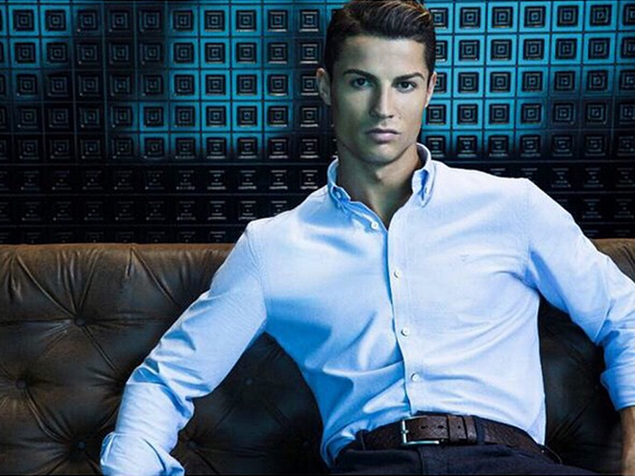 Ronaldo is also a fashion aficionado.